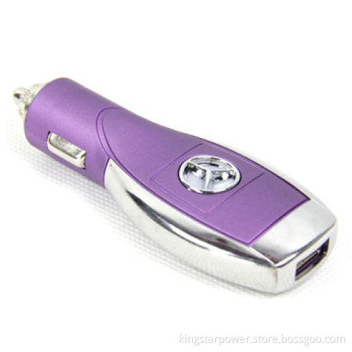 Mobile phone charger with car logo, 5V 1A, luxury & fashionable design